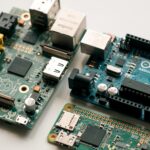 green and black circuit board